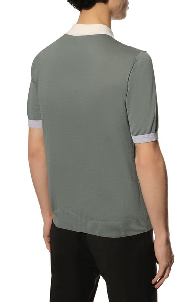 Хлопковое поло ELEVENTY PLATINUM, арт. E76MAGE21 MAG0E012, фото 4