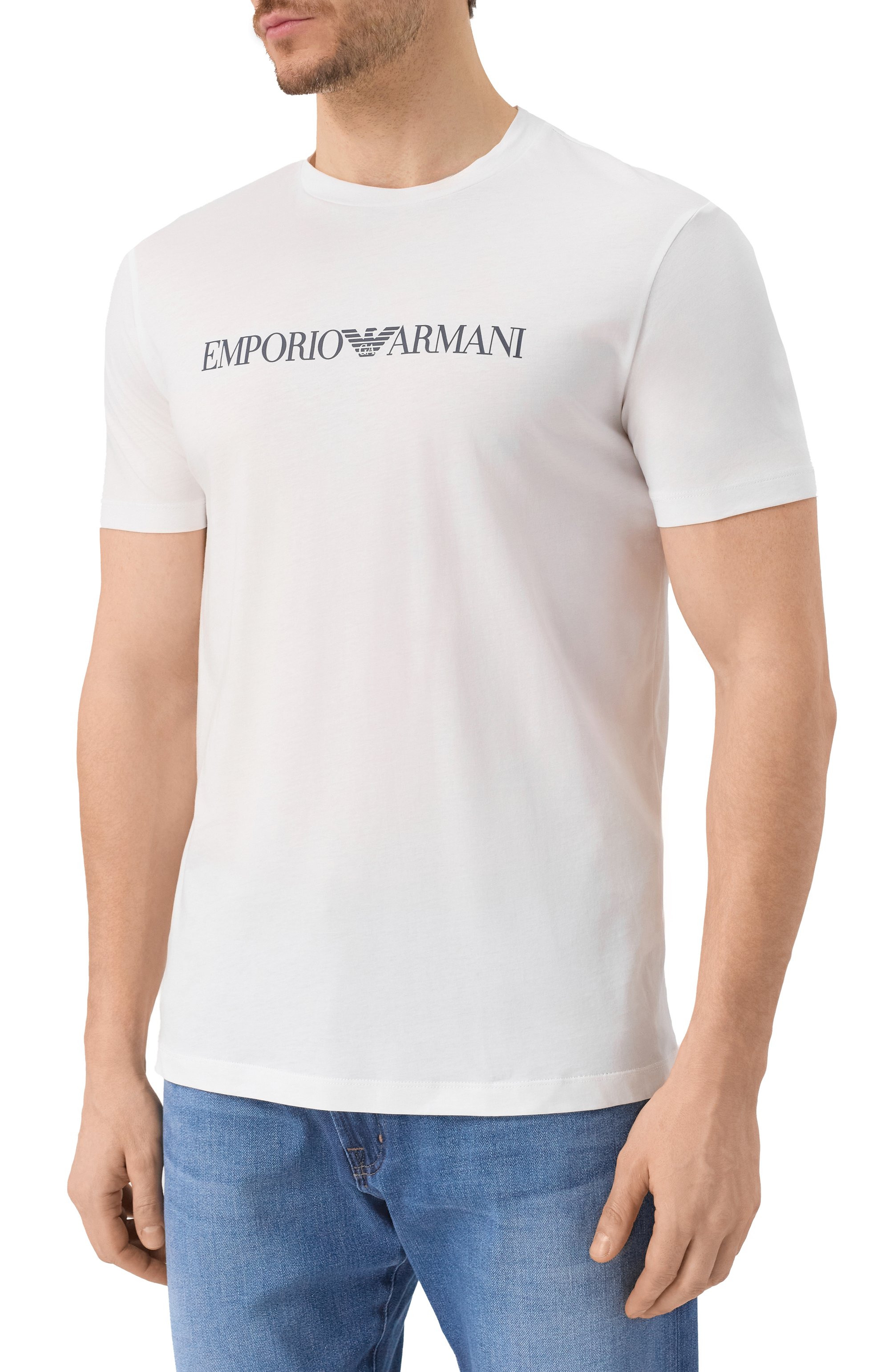 Хлопковая футболка EMPORIO ARMANI, арт. 8N1TN5/1JPZZ, фото 3