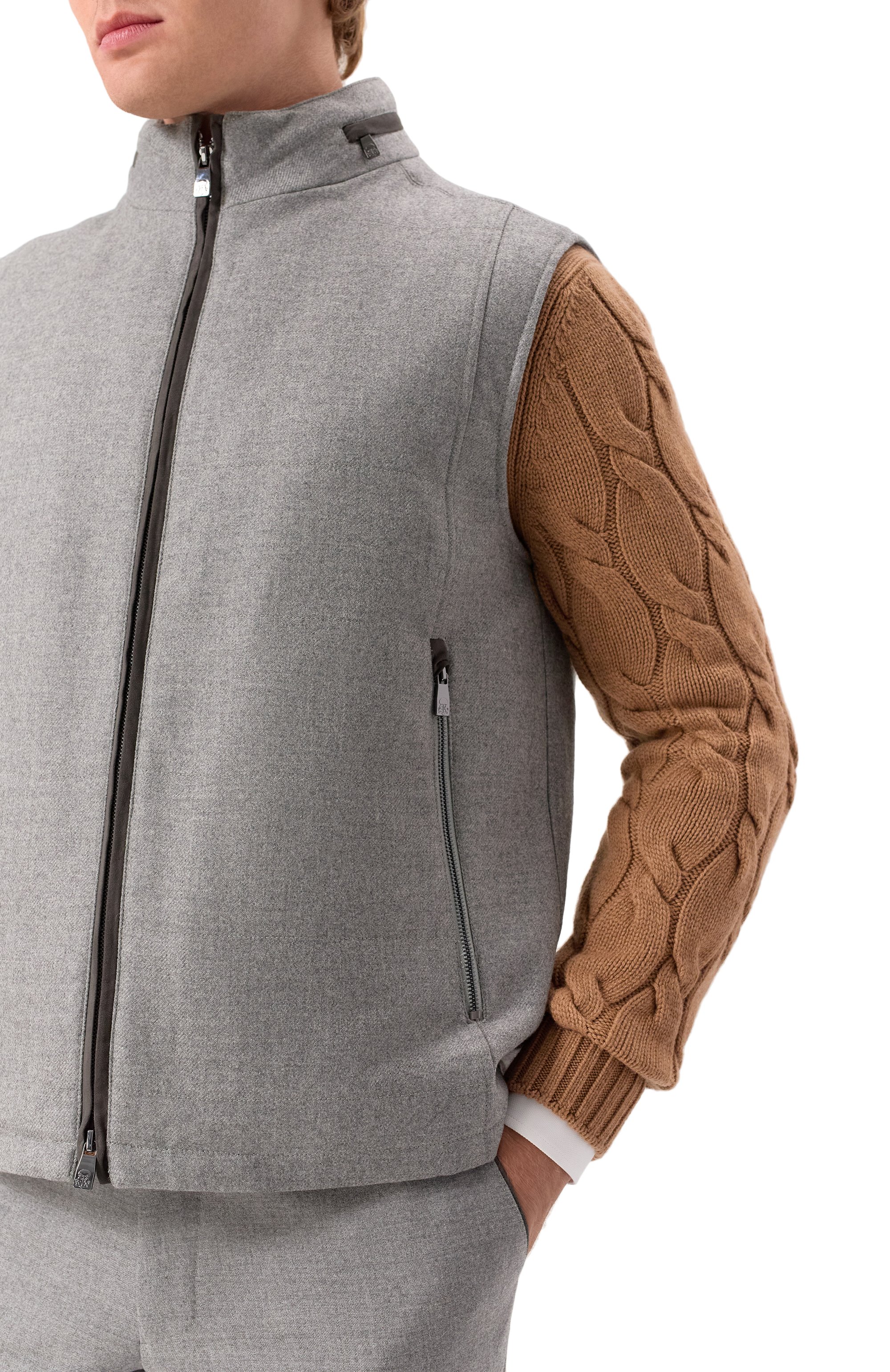 Жилет из шерсти и кашемира CORNELIANI, арт. 94C571-9418267, фото 5