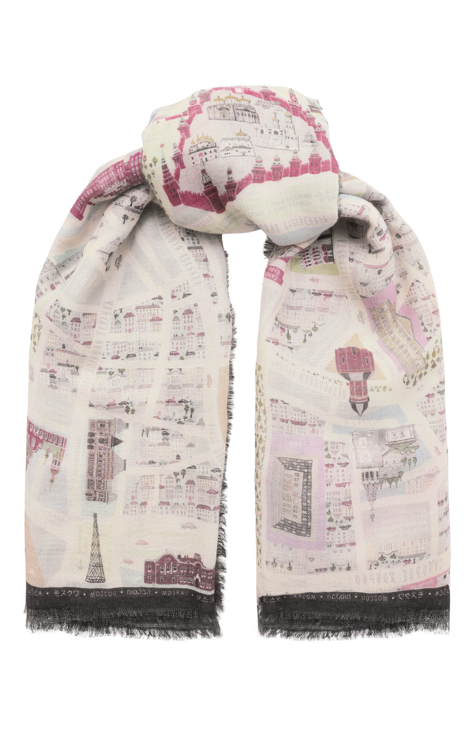 Шаль москва из кашемира и шерсти GOURJI, арт. 91143155/44117, фото 1