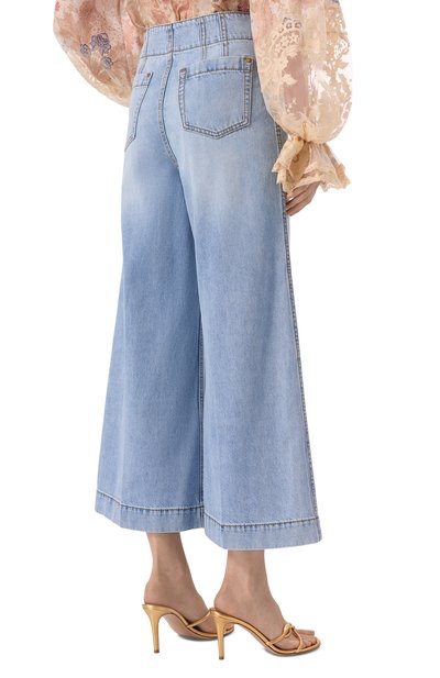 Джинсы resort ZIMMERMANN голубого цвета по цене 115500 руб., арт. 2726PRS262, фото 4 Джинсы resort ZIMMERMANN, арт. 2726PRS262, фото 4