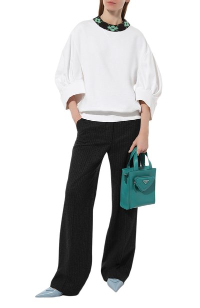 Хлопковый свитшот PRADA, арт. 135705-1T56-F0K2X-212, фото 2