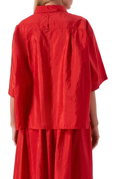 Рубашка JIL SANDER красного цвета по цене 135500 руб., арт. J40DL0167/J70003, фото 4 Рубашка JIL SANDER, арт. J40DL0167/J70003, фото 4