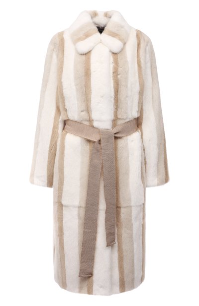 Женская шуба из норки KITON, арт. D52686X0456A