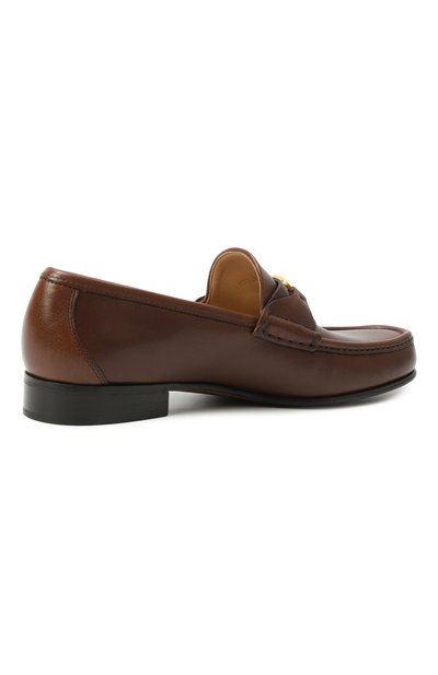 Кожаные лоферы vlogo signature VALENTINO, арт. 7Y2S0J68/MIL, фото 5