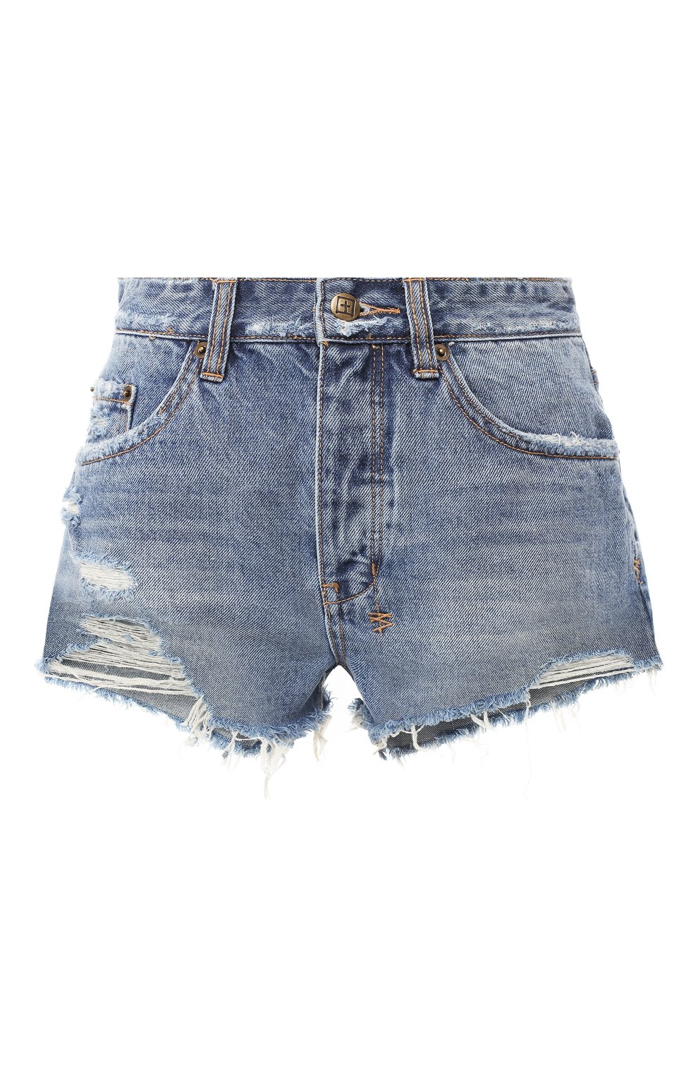 Джинсовые шорты с потертостями KSUBI, арт. 5000003110, фото 1