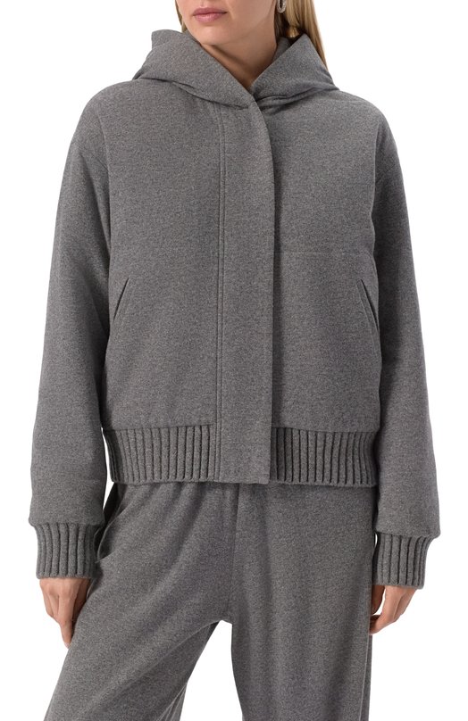 Бомбер из шерсти и кашемира MVST TXBCK-Y336-3/LP1322 Серый  TXBCK-Y336-3/LP1322 Фото 3