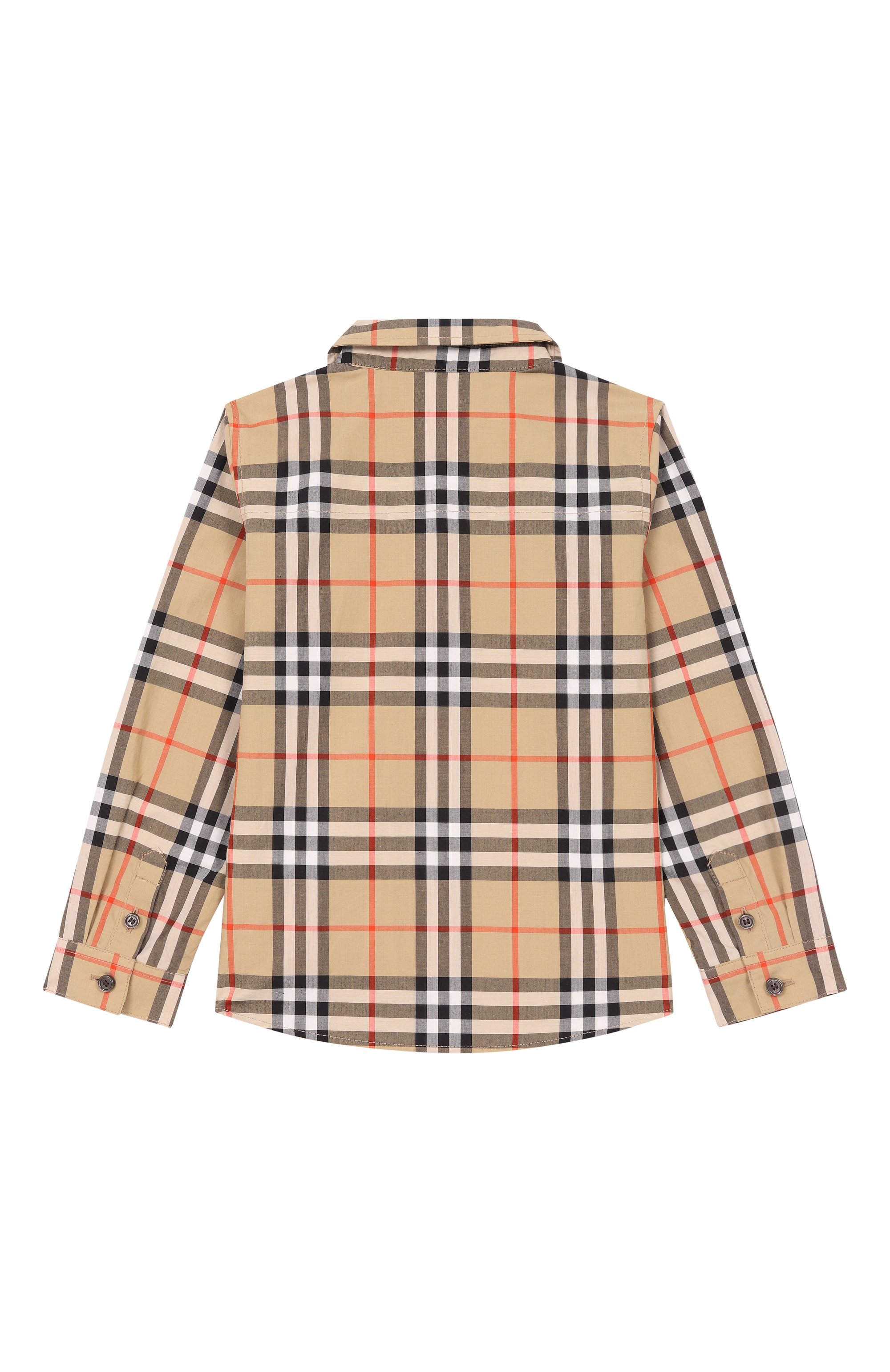 Хлопковая рубашка BURBERRY, арт. 8121242, фото 2