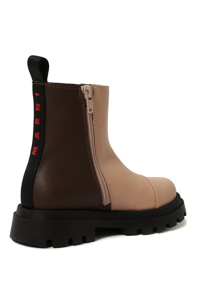 Кожаные челси MARNI бежевого цвета по цене 27600 руб., арт. 78315/28-35, фото 3 Кожаные челси MARNI, арт. 78315/28-35, фото 3