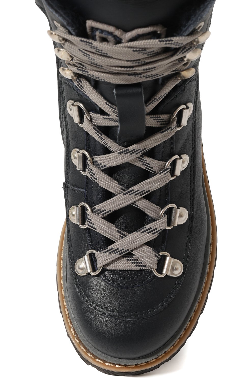 Кожаные ботинки BRUNELLO CUCINELLI, арт. BFYSMZH135, фото 4