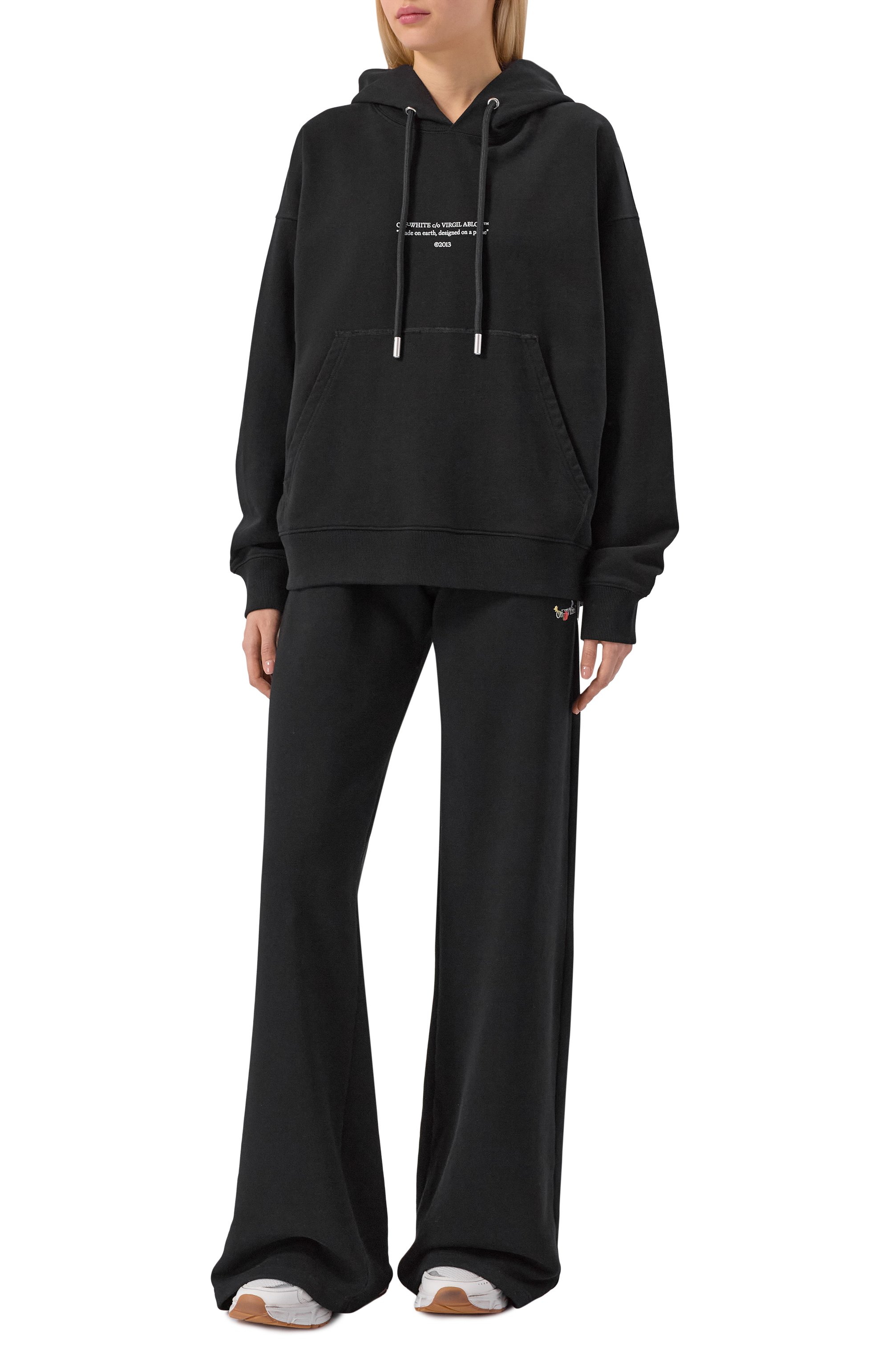 Хлопковое худи OFF-WHITE, арт. 0WBB06DF25FLE004, фото 2