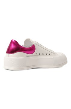 Кожаные кеды deck plimsoll ALEXANDER MCQUEEN, арт. 716636/WICEL9993, фото 1