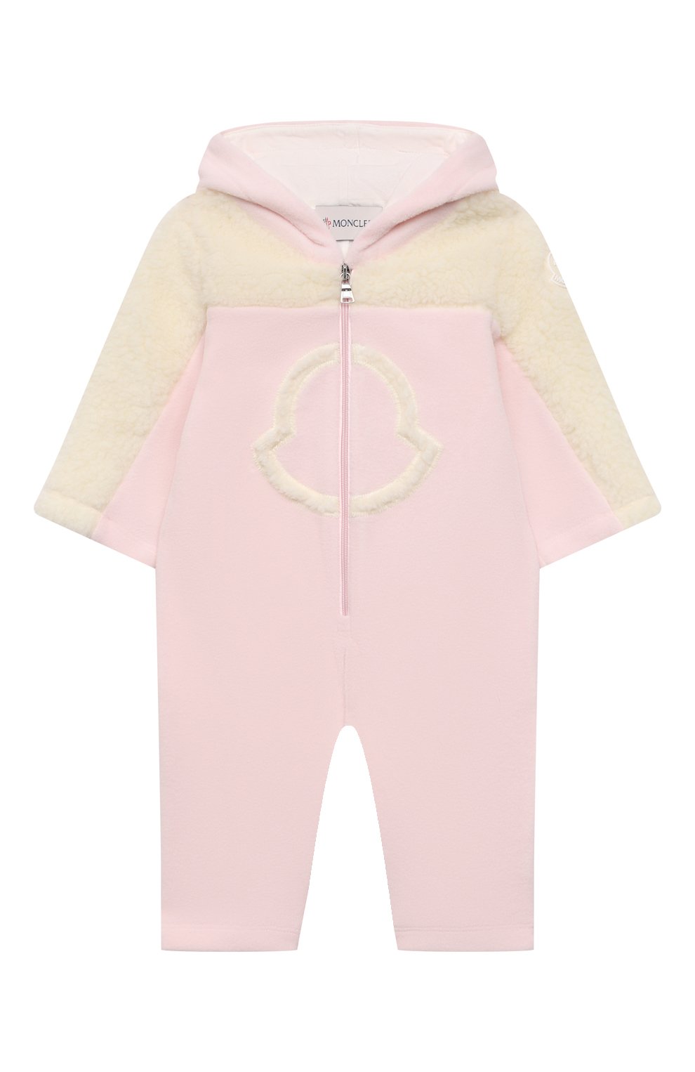 Комбинезон MONCLER розового цвета по цене 31000 руб., арт. G2-951-8L733-10-80093, фото 1 Комбинезон MONCLER, арт. G2-951-8L733-10-80093, фото 1