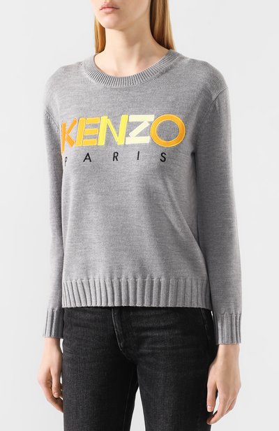 Шерстяной пуловер KENZO, арт. F962T0618808, фото 3