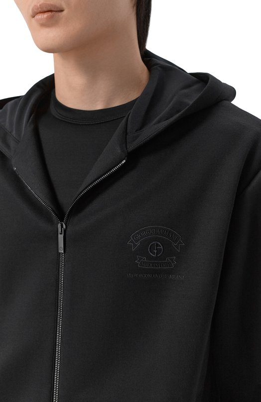 Толстовка Giorgio Armani GM003516/TE19859 Чёрный  GM003516/TE19859 Фото 5