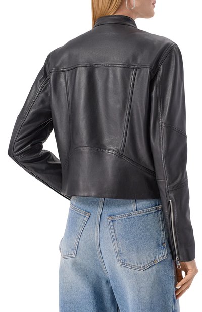 Кожаная куртка BOSS ORANGE, арт. 50545625, фото 4