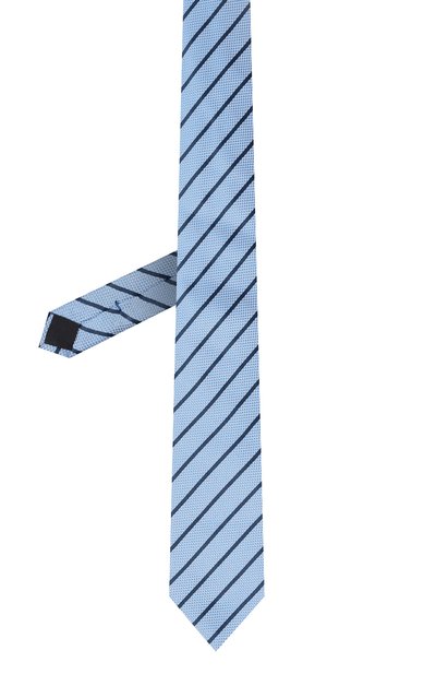 Шелковый галстук BROUBACK голубого цвета по цене 6795 руб., арт. TIE 8CM/SS24, фото 3 Шелковый галстук BROUBACK, арт. TIE 8CM/SS24, фото 3