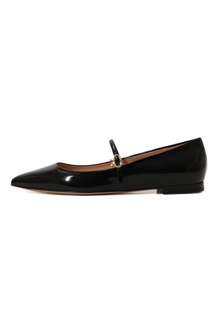 Кожаные балетки GIANVITO ROSSI, арт. G22162.05CU0.VERNER0, фото 1