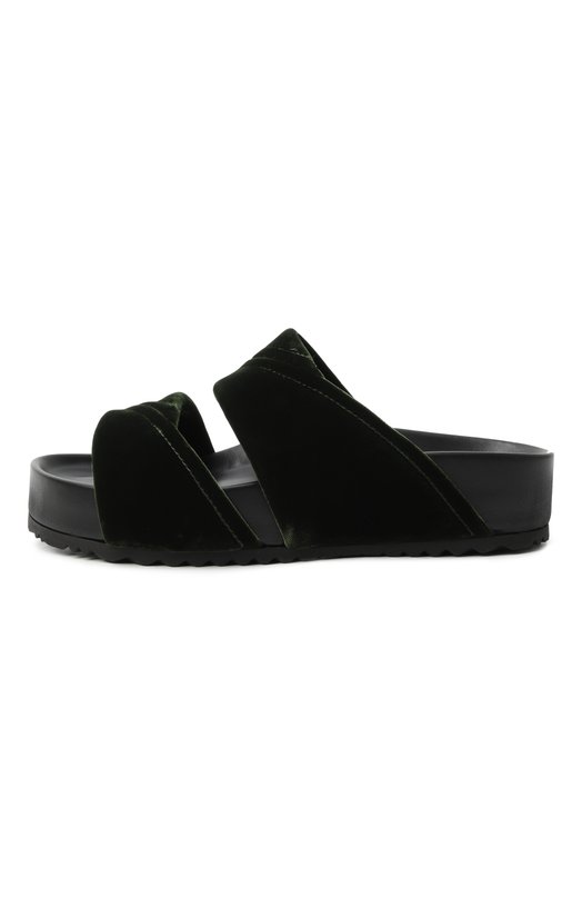 Текстильные шлепанцы Dries Van Noten 011709-652-607 Зелёный  011709-652-607 Фото 4