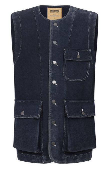 Мужской шерстяной жилет UMA WANG, арт. UM6504