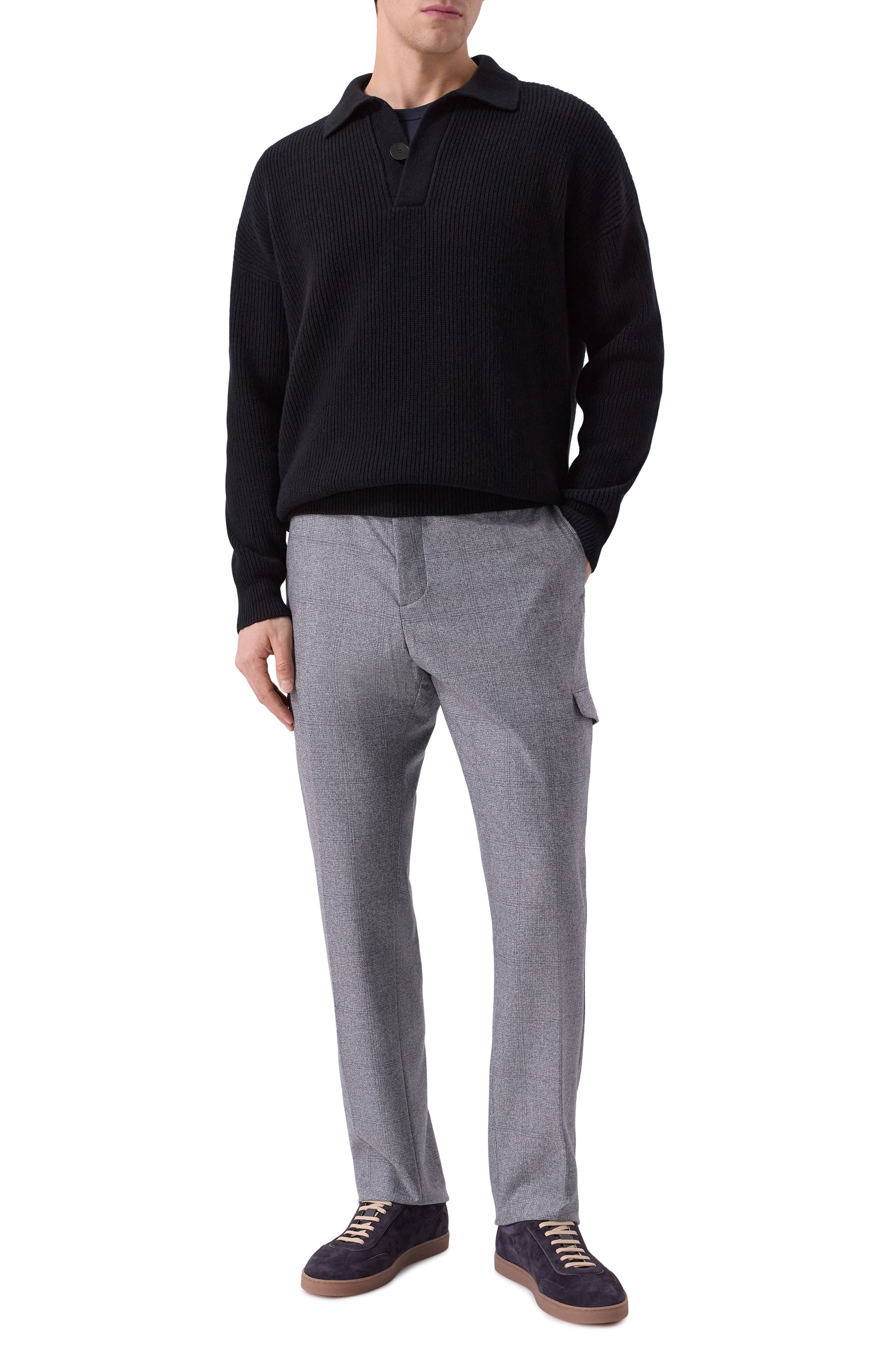 Шерстяное поло KITON, арт. UMM066106, фото 2