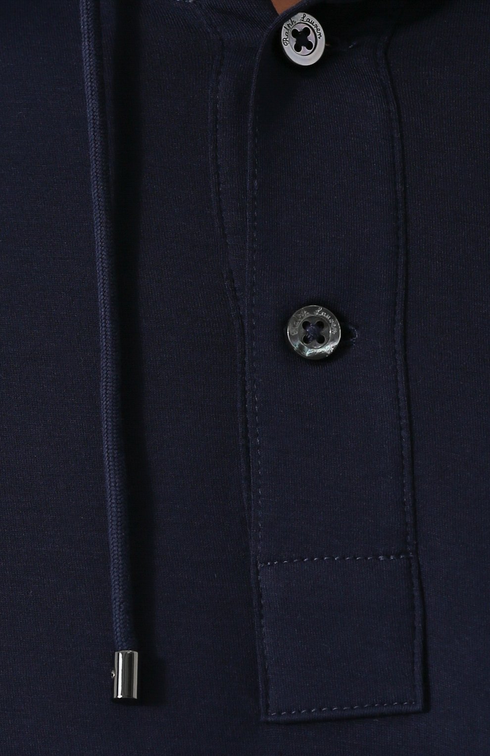Хлопковое худи с воротником на пуговицах RALPH LAUREN, арт. 790681671, фото 5