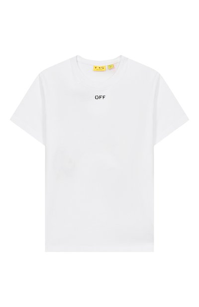 Хлопковая футболка OFF-WHITE, арт. 0GAA001F26JER0081