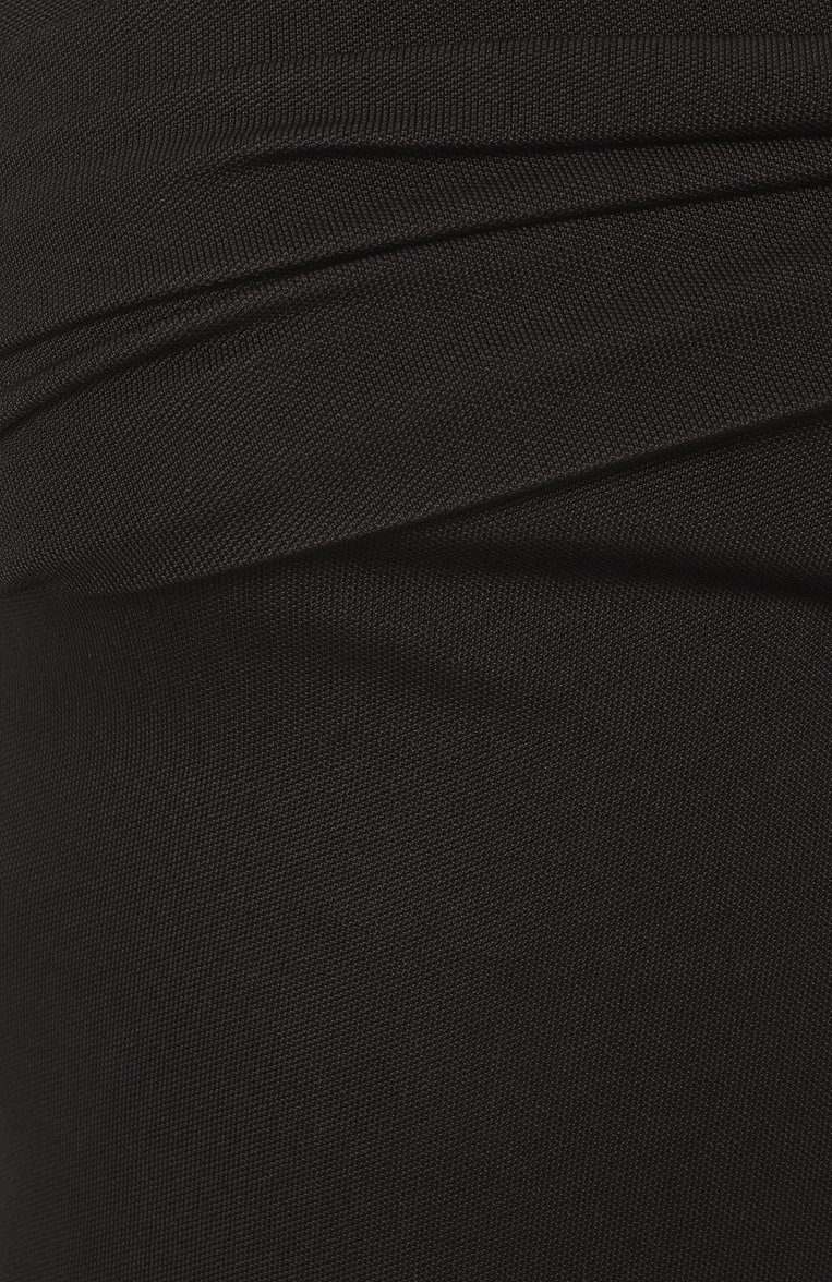 Женский топ из вискозы VERSACE черного цвета, арт. 1018683/1A12923 | Фото 6 (Материал внешний: Вискоза; Длина (для топов): Стандартные; Рукава: На бретелях; Стили: Кэжуэл)