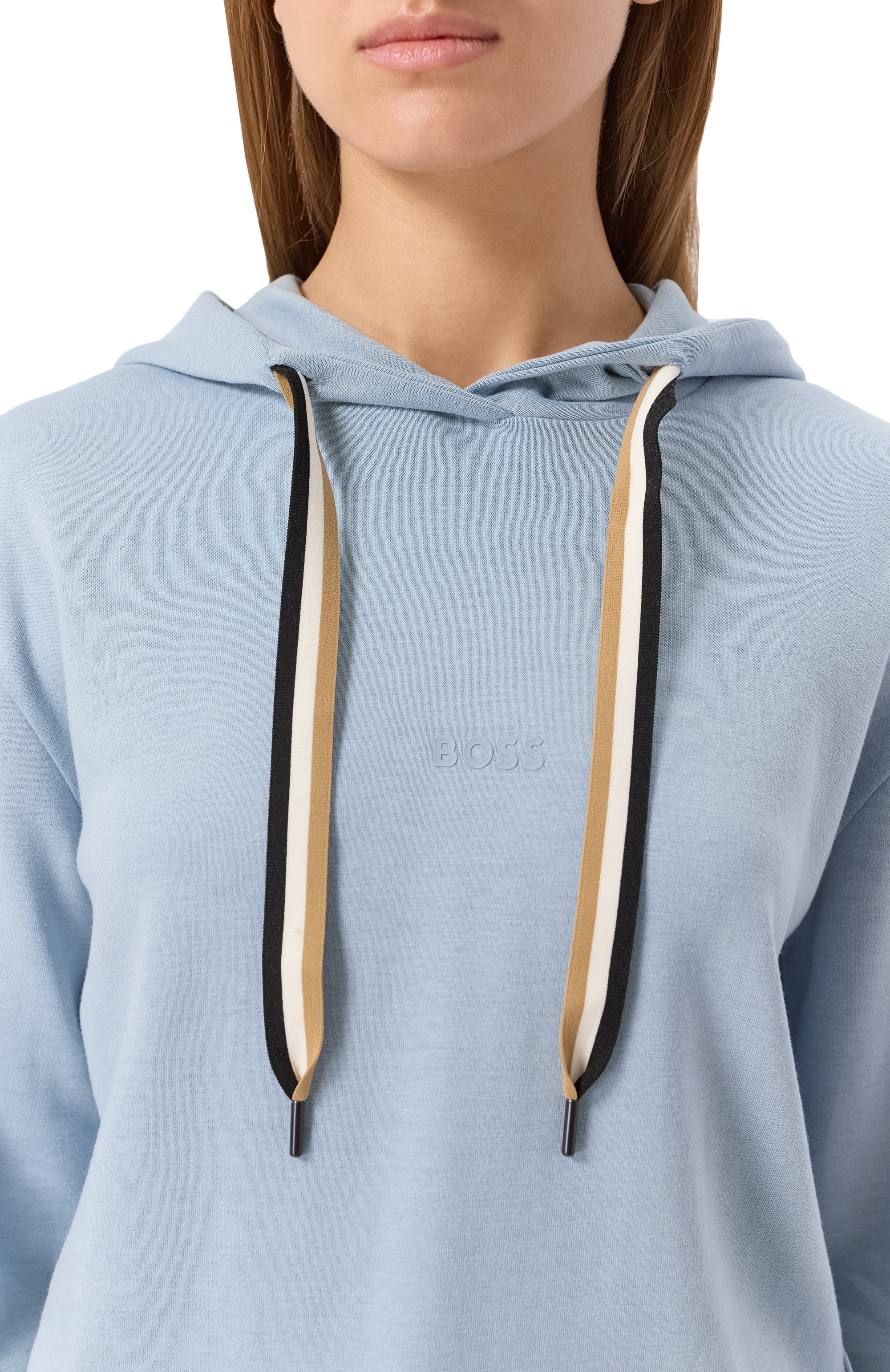 Худи из хлопка и лиоцелла BOSS, арт. 50524760, фото 5