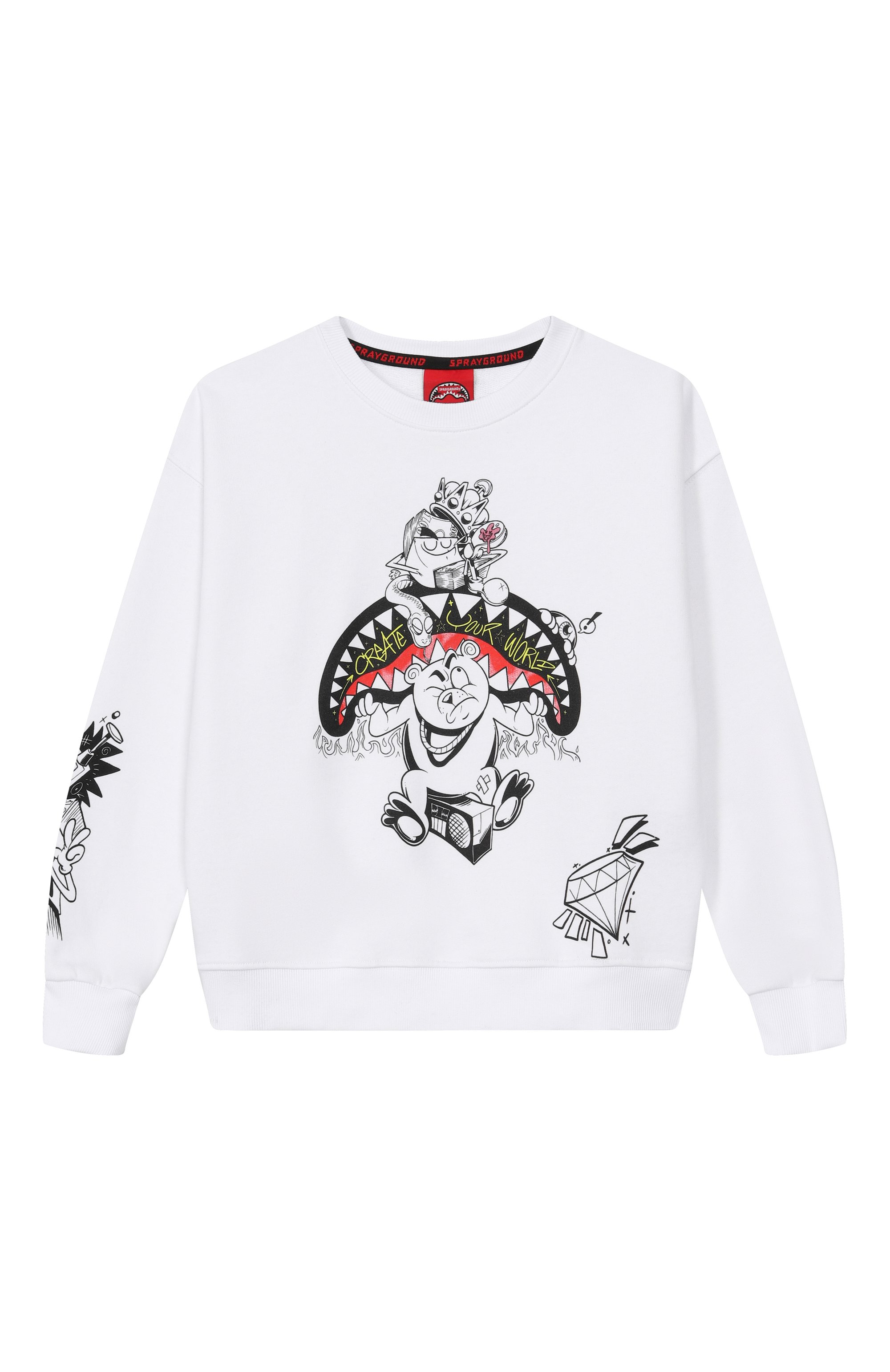 Хлопковый свитшот SPRAYGROUND, арт. SPY1415E, фото 1
