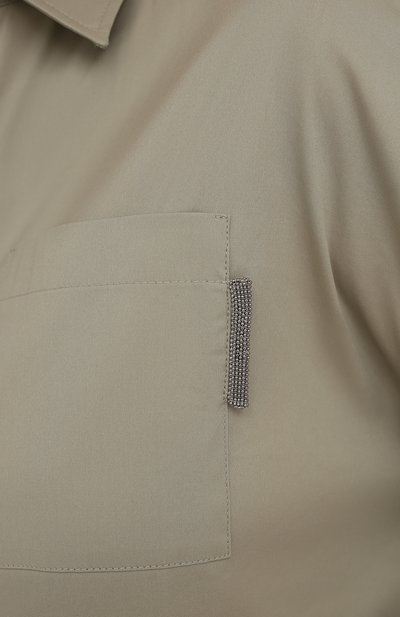Хлопковая рубашка BRUNELLO CUCINELLI, арт. MP091MF116, фото 5