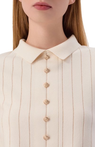 Пуловер из шелка и кашемира FREEAGE кремового цвета по цене 78980 руб., арт. W26.JM164.6039.101, фото 5 Пуловер из шелка и кашемира FREEAGE, арт. W26.JM164.6039.101, фото 5