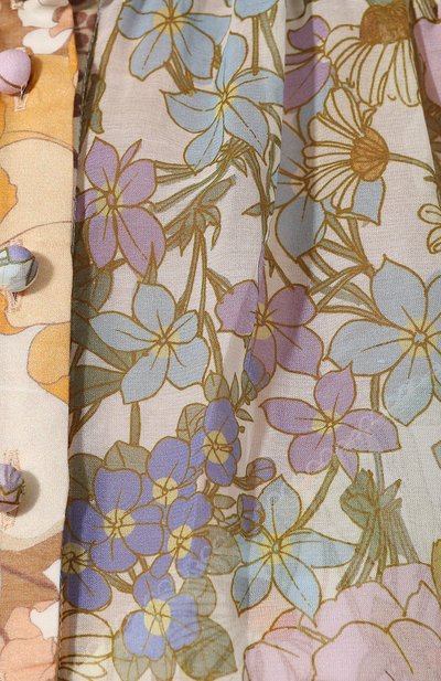 Платье из смеси хлопка и шелка ZIMMERMANN, арт. 7730DSUP, фото 5