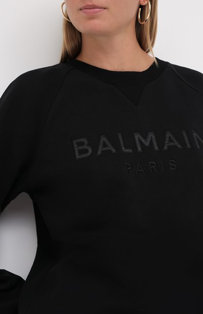 Хлопковый свитшот BALMAIN, арт. UF13691/I497, фото 5
