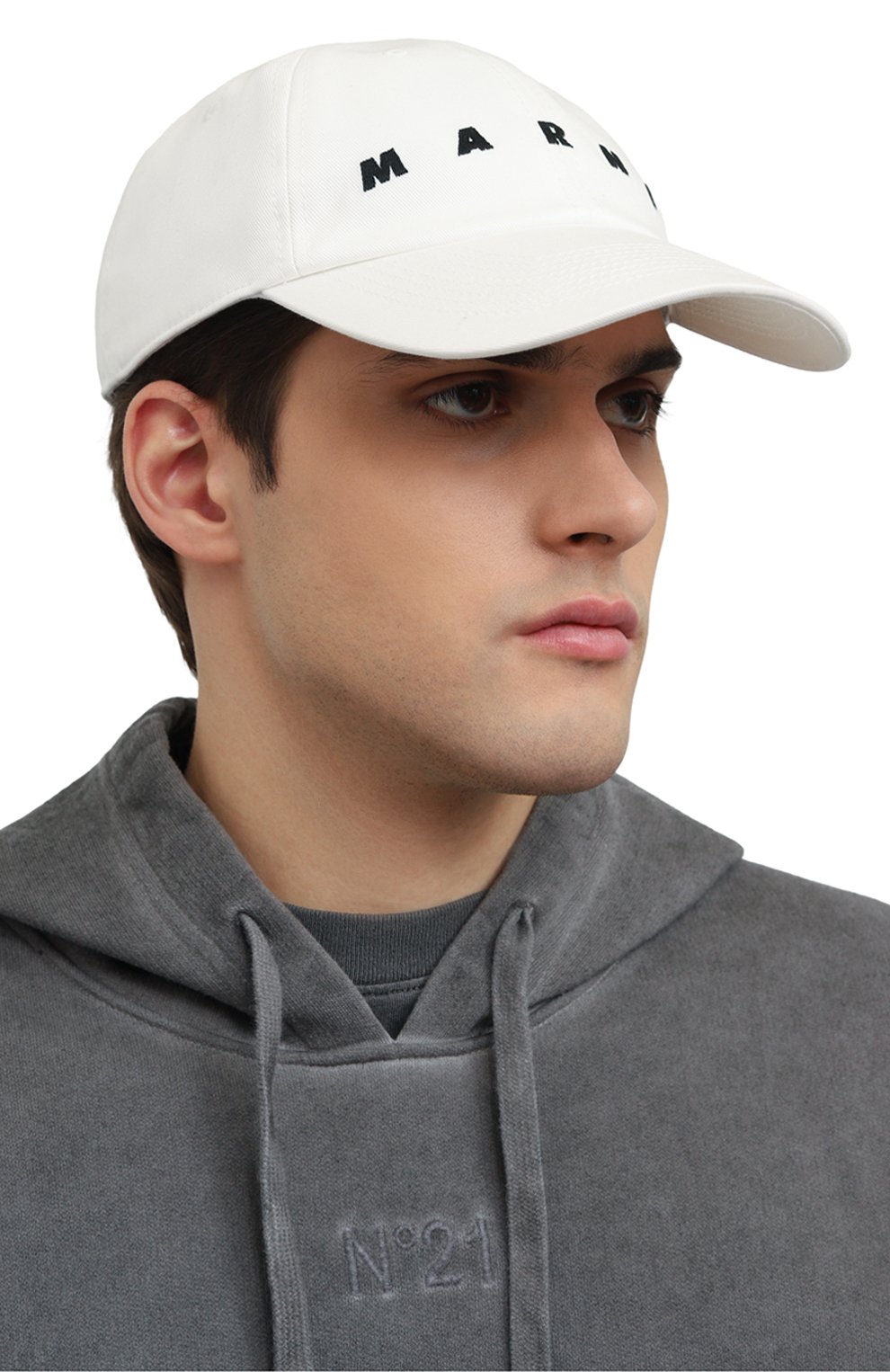Хлопковая бейсболка MARNI, арт. CLZC0108S0/UTC311, фото 2