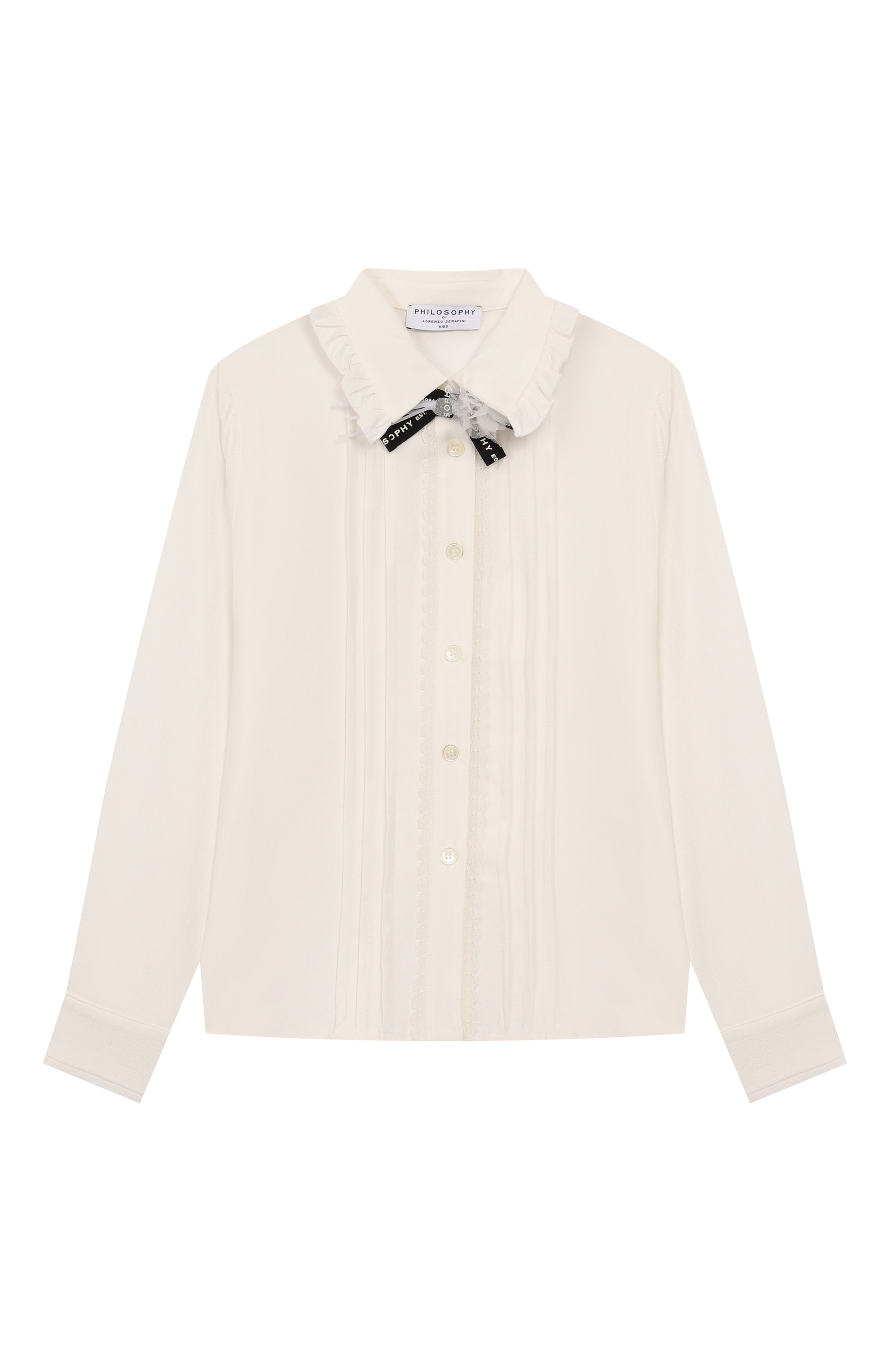 Блуза из вискозы PHILOSOPHY DI LORENZO SERAFINI KIDS, арт. I1F306/6103/4-10, фото 1