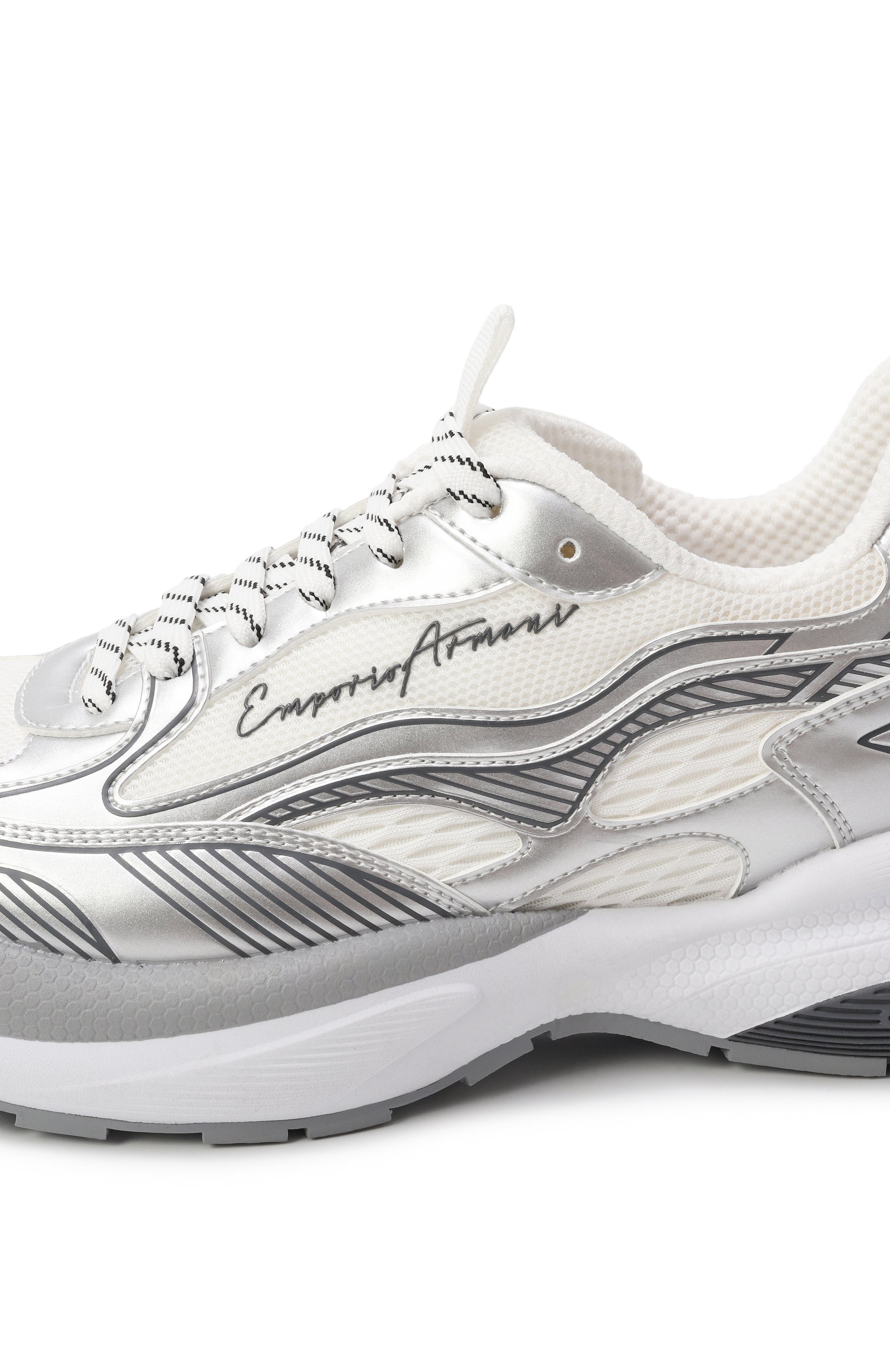 Комбинированные кроссовки EMPORIO ARMANI, арт. X3X238/XR388, фото 7