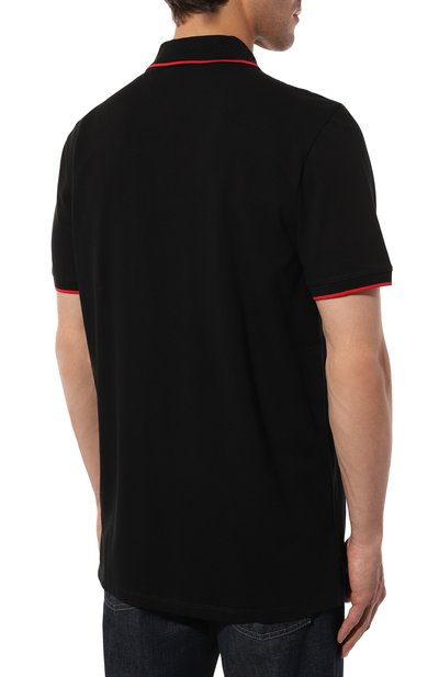 Хлопковое поло HUGO, арт. 50467344, фото 4