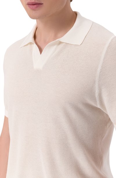 Поло из хлопка и лиоцелла BOSS, арт. 50537654, фото 5