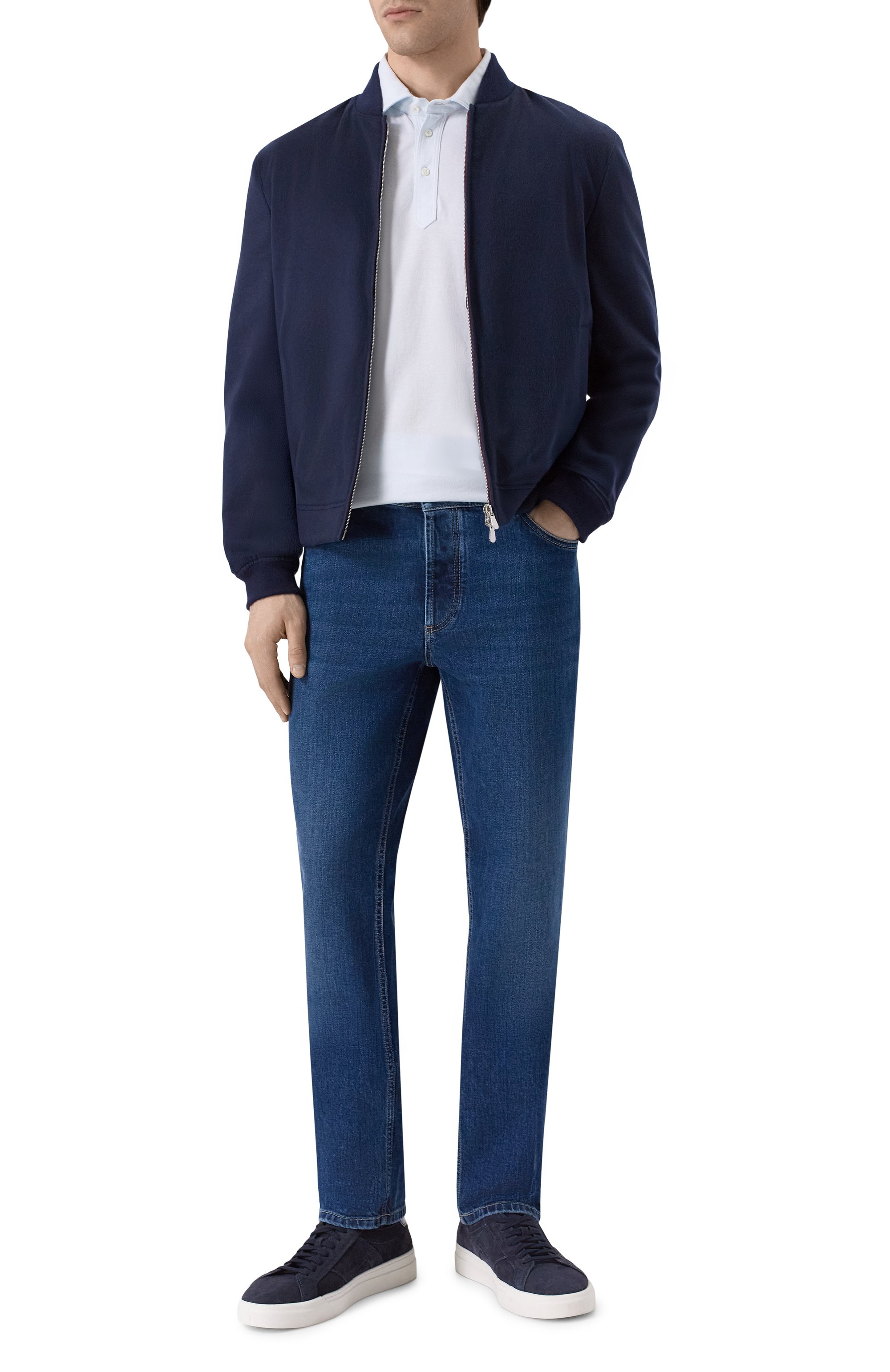 Джинсы traditional fit BRUNELLO CUCINELLI, арт. M283PB3210, фото 2