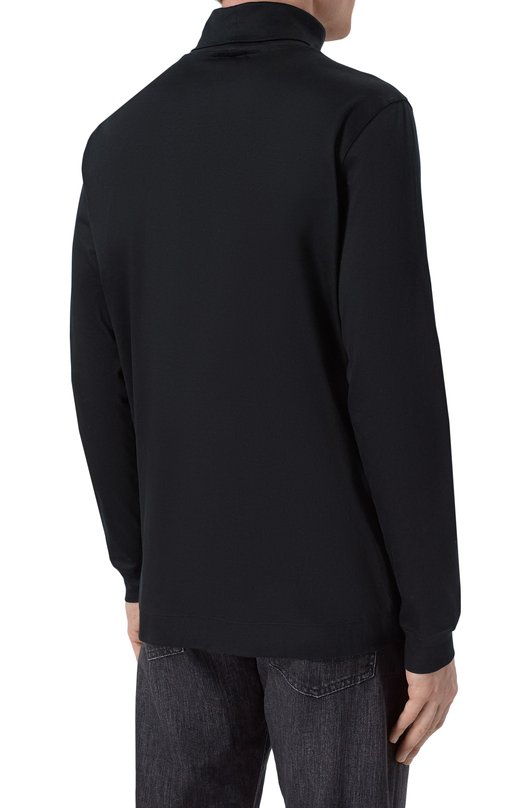 Хлопковая водолазка Van Laack VL-PELIN01-XX/180031 Чёрный  VL-PELIN01-XX/180031 Фото 4