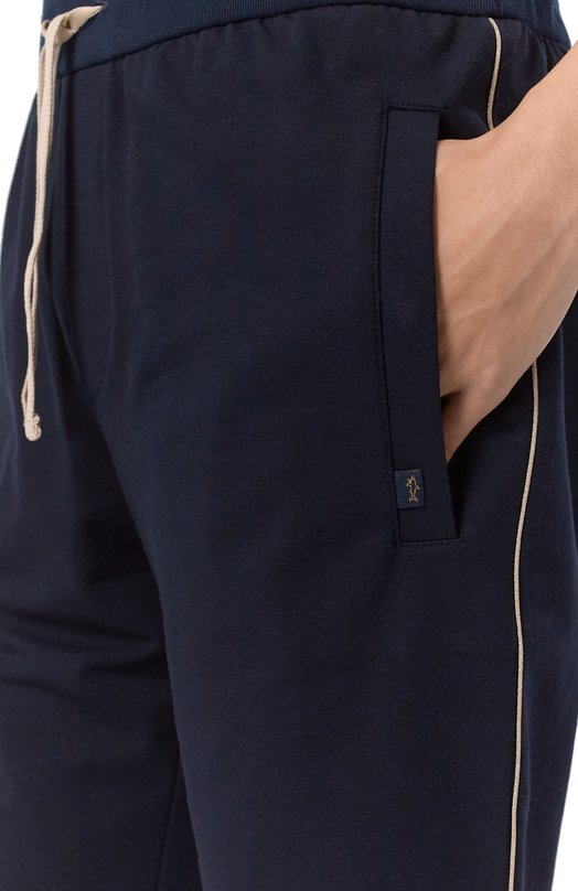 Шорты из лиоцелла и хлопка Paul&Shark 26411806 Синий  26411806 Фото 5