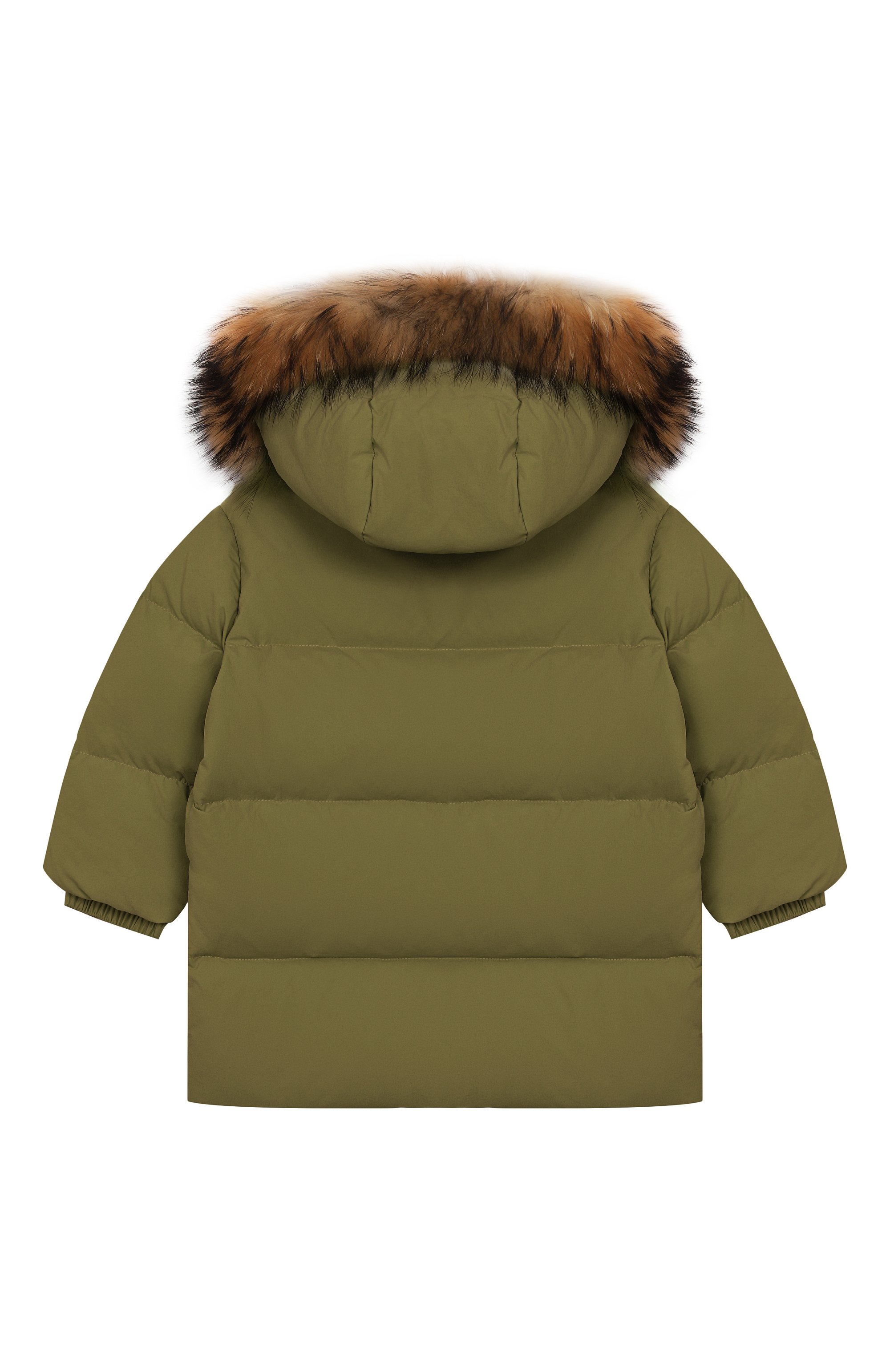 Пуховая парка с отделкой из енота IL GUFO, арт. A25GGP0001N0108/2-4, фото 2