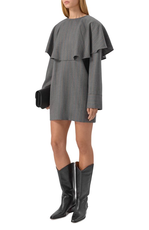 Платье Ganni W0994 Серый  W0994 Фото 2