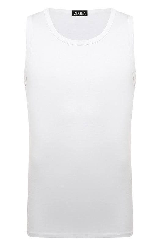 Хлопковая майка Zegna N2D000110 Белый N2D000110