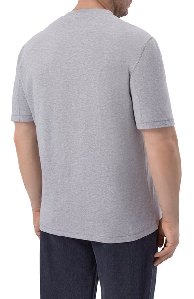 Хлопковая футболка BRUNELLO CUCINELLI, арт. M0B131328G, фото 4