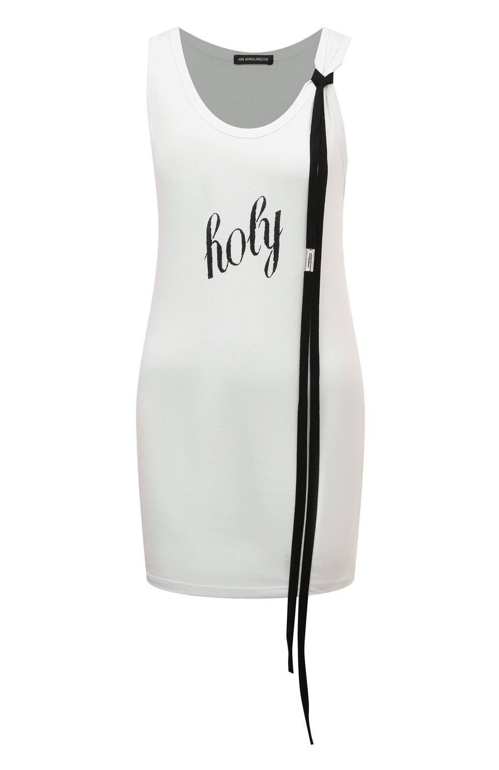 Хлопковая майка ANN DEMEULEMEESTER белого цвета по цене 25300 руб., арт. C000-W-JT020-12-FA045-001, фото 1 Хлопковая майка ANN DEMEULEMEESTER, арт. C000-W-JT020-12-FA045-001, фото 1