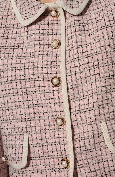 Жакет из шерсти и хлопка MIU MIU, арт. MH1606-6J1-F0E18, фото 5