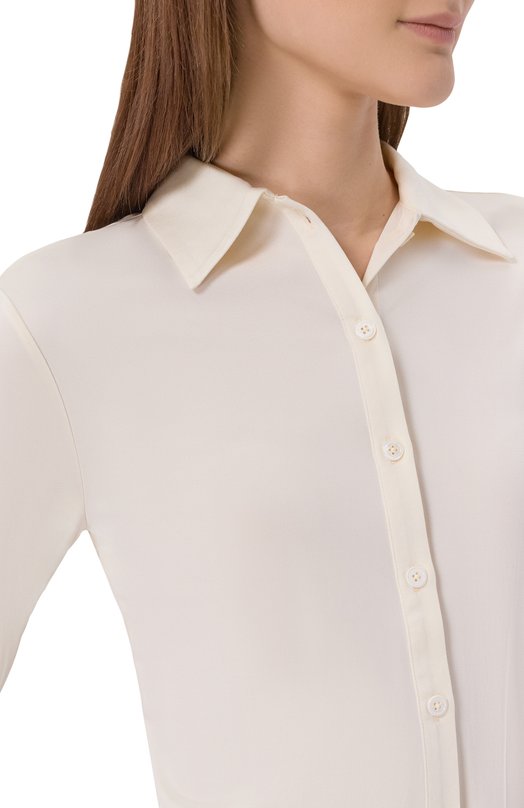 Шелковая блузка Essential Pervert PE26/BL01/50-04 Белый  PE26/BL01/50-04 Фото 5