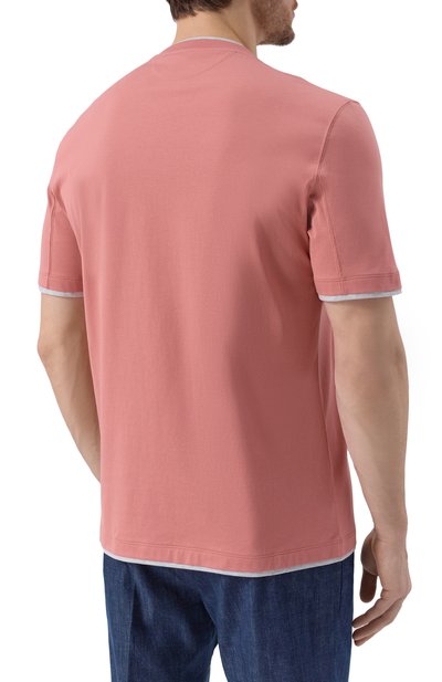 Хлопковая футболка BRUNELLO CUCINELLI, арт. M0B137427, фото 4